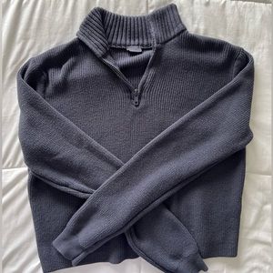 John Galt Brandy Melville collared quarter zip sweater